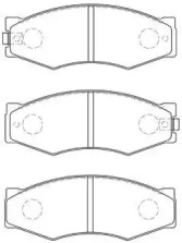 Комплект тормозных колодок AISIN B1N004